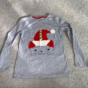 Cat & Jack Christmas Kitty Shirt